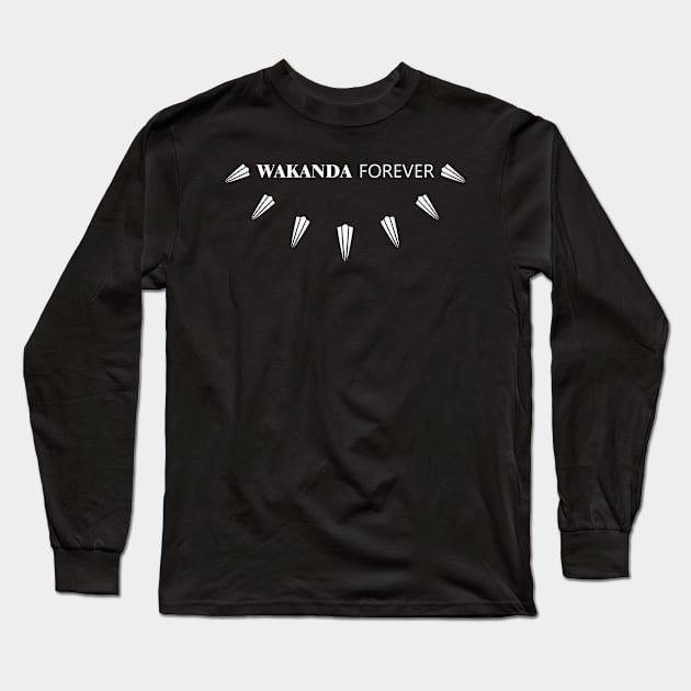 Wakanda Forever - 01 Long Sleeve T-Shirt by SanTees